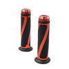 Yamaha MX ATV Dirt Bike 7/8" Orange Rubber Gel Hand Grips