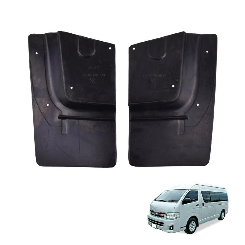 Mud Flap Splash Mudguard Rubber Rear Fits Toyota Hiace Commuter Van 2005-18 D05