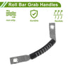 Jeep Wrangler (2018-2029) Black Gray Roll Bar Grab Handles