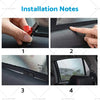 Mercedes-Benz GLC Magnetic Mesh Sun Shades (2015-2022)