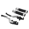 Street Twin Silver Extendable Brake Clutch Lever Grip Set (2016-2023)