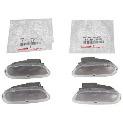 Toyota Landcruiser 100 105 Series 4 x Courtesy Door Lamp