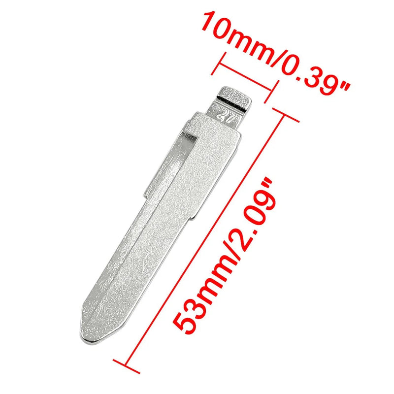 Mazda 3 5 6 5 x Metal Flip Remote Key Blades (2004-2013)