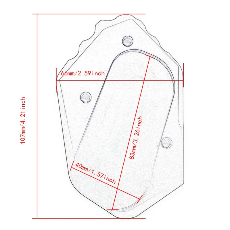 BMW R1200GS Side Stand Enlarge Plate Kickstand Extension (2017-2018)