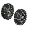 Honda TRX250EX TRX250X Sportrax Pair REAR ATV Tire Chains V-Bar (2001–2018)