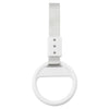 Silver & White Round Ring Train Bus Handle Hand Strap Drift Charm Tools