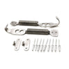 Car Aluminum Alloy Bonnet Hook Pin Lock Latch Fastener (Silver)