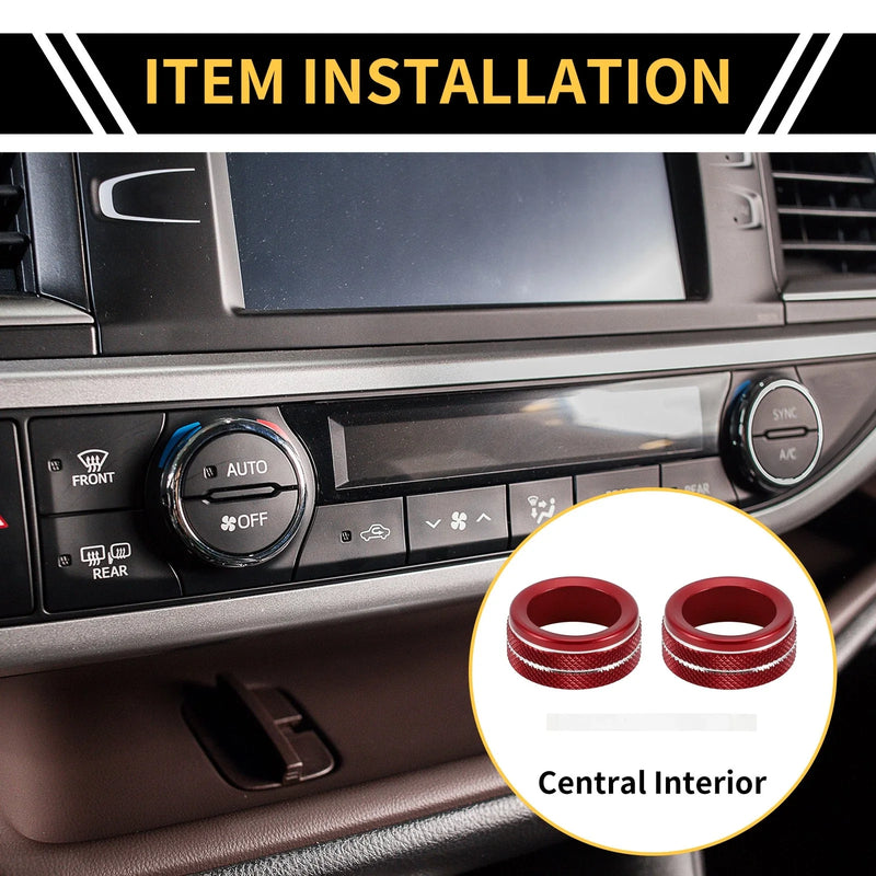Toyota Tacoma Audio Radio Volume Tune Switch Knob Cover Ring (2020–2023)