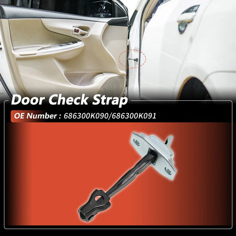Toyota Hilux 1pc Rear Left/Rear Right Door Check Strap (2015–2022)