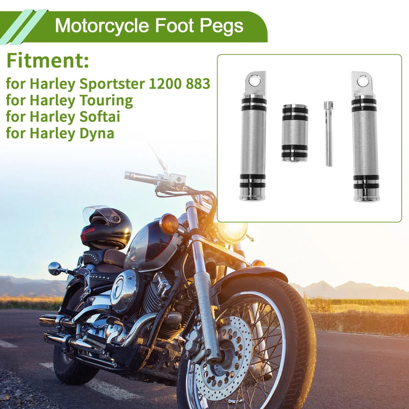 Harley / Sportster 1200 883 Touring Softail Dyna 1 Set Motorcycle Foot Pegs