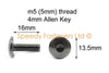 Triumph Daytona 955i Stainless Fairing Bolts Screen Bolt Kit (1997–2006)