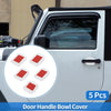 Jeep Wrangler JL (2018-2022) ABS White 5 Pcs Door Bowl Cover Trim
