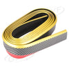 Make & Model Carbon Fiber Splitter Body Spoiler with 3M Adhesive