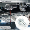 Car Motorcycle M12x1.25 1.14" Height Engine Oil Drain Plug W/Gasket