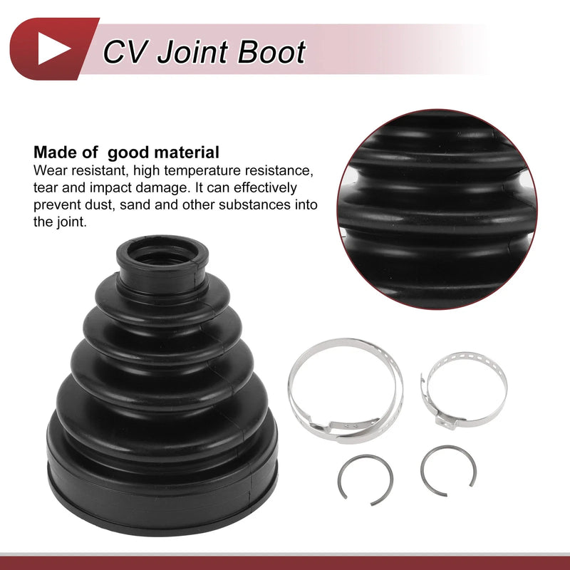 Toyota Highlander Inner CV Joint Boot Kit w/ Clamps (2008-2013)