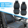 Dodge Ram 2009-2023 Black Blue 2 x Cushion Covers Front Seat Covers