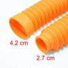 Honda CG125 2 x 21cm Orange Rubber Motorcycle Shock Absorber Dust Cover