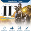 Motorcycle 7/8 22mm Hand Grips Cover Rubber Black 1 pair