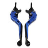Kawasaki ZX636R ZX6RR CNC Blue Extendable Brake Clutch Levers (2005-2006)