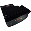 Audi A6 C6 Sedan (2004-2008) with Carbon | 2 x Mats Black Floor Mats