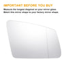 Mercedes-Benz E-Class White Heated Mirror Glass Pair