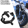 Motorcycle Universal Nylon Black Rear Wheel Transport Tie Down Strap