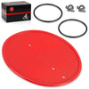 Honda Z50R Red Front Number Plate & Clips (1979-1987)