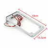 AH 3" Universal Motorcycle License Plate with Rear Brake Light