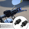 Motorcycle Pair 18mm 0.71in Aluminium Alloy Handlebar End Cap