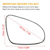 Toyota Yaris Car Right Side Heated Mirror Glass (2010–2012)