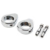 Harley Softail 39mm Chrome Fork Clamp Turn Signal Clamps