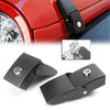 Jeep Wrangler Metal Locking ABS Bracket Hood Lock Catch Latches Kit (2007-2017)