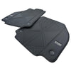 Ferrari 488 Pista Spider Black Leather Floor Mats (2019-2023)