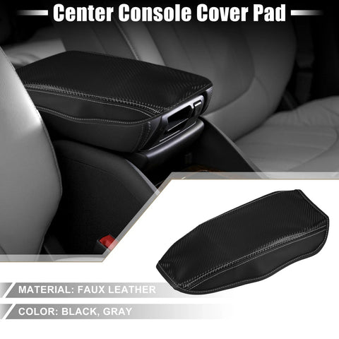 Ford Bronco Sport Carbon Fiber Black Gray Center Console Pad (2021-2023)