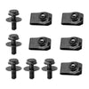 Engine Cover Undertray Splash Shield 5 x Body Bolts & 5 x U-nut Clips