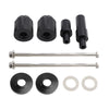 Kawasaki Ninja 650 Crash Slider Protector Aluminum Frame Black (2017-2023)