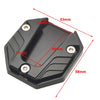 Motorcycle Bikes Side Stand Support Kickstand Extender Pad
