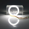 Car Headlight Retrofit 60MM White Amber Switchback LED Halo Rings