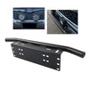 Off-Road Light Bar Black Bull Bar Front License Plate Mount Bracket