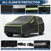 Jeep Grand Cherokee (2002-2023) Black Waterproof All Weather Car Cover