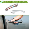 BMW X3 Silver Exterior Door Handle Cover Trim (2018-2022)