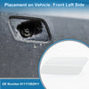 BMW 640i White Front Left Side Bumper Headlight Washer Nozzle Cover Cap