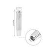 Mercedes-Benz 4Pcs Silver Tone Aluminum Alloy Door Lock Knobs