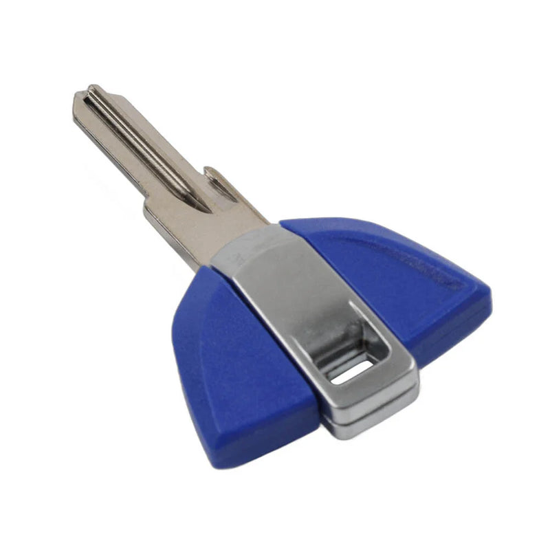 BMW G310GS G310R C650 GT F700 F800GS Uncut Blank Blade Key Blue (2017-2023)
