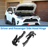 Honda Civic 2016-2021 Front Bonnet Bracket Black 2 x Hood Hinges