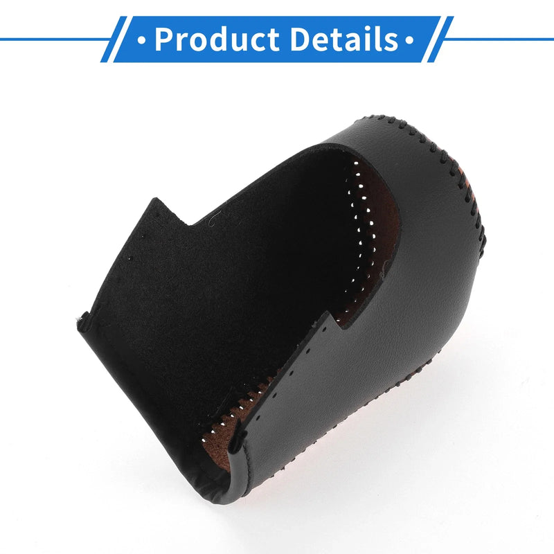 Mazda 3 (2014-2018) Black Faux Leather Car Gear Shift Knob Cover