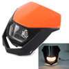 Supermoto Dirt Bike - Orange Universal Headlight Fairing
