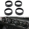 Toyota Tacoma Black AC Climate Control Knob Trim (2016-2023)