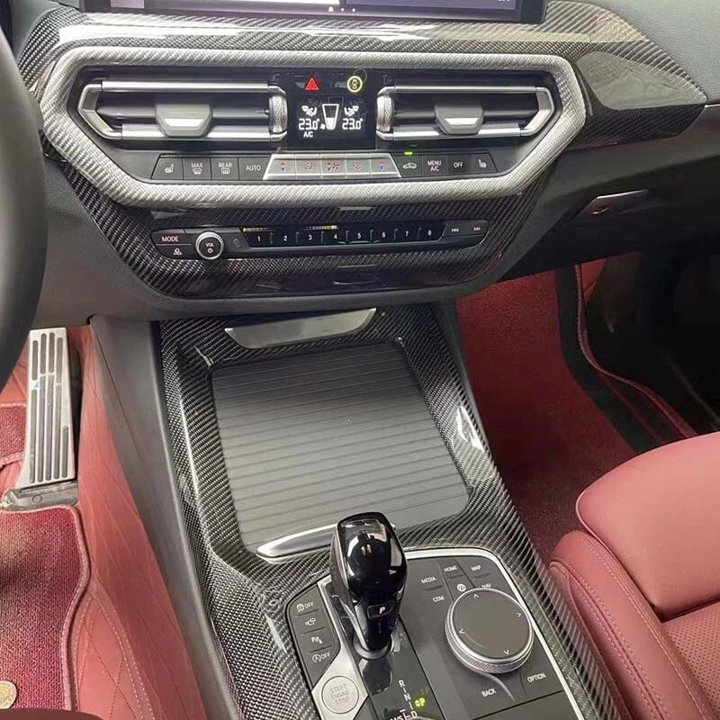 BMW X3 X4 G01 G02 22-23 Carbon Fiber Console Vent &Interior Door Panel Cover