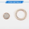 Land Rover Rose Gold Tone Push Start Button Cover 4cm
